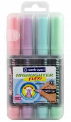 Centropen Flexi Pastel Szövegkiemelő készlet, 4 darabos (MA-135848)