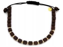 Lovrin Karkötő 925-ös aranyozott ezüstből, 0, 8g-os kövekkel, zsinóron (62501653)