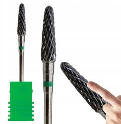 Lewer Karbiddurófém Marófej, Kúpos, Hosszú, Vékony, Erős, Zöld (Frez-KARBIDOWY Stożek Zielony Cienki mocny)