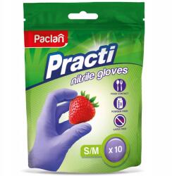 Paclan Eldobható Kesztyű Paclan S/m Nitril 10DB Levendula Illatmentes (25568)