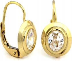 Lovrin Arany fülbevaló 585 női cirkónia kővel, tökéletes minden stílushoz, neki (Lovrin)