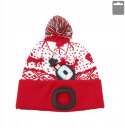 Maan LED-es lámpás sapka, Usb töltéssel, L méret, X-mas Maan (8654)