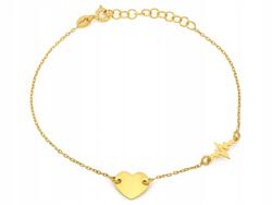 Lovrin Ezüst karkötő 925 szívvel, modern, elegáns design (63604146)