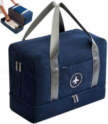 EdiBazzar Sporttáska, kézipoggyász, gránátkék, dupla fenekű, XL (5905884049662)