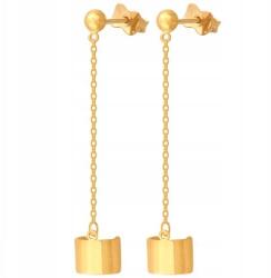 Lovrin Modern arany 585 fülbevaló, fülre simuló stílusban, divatos és stílusos a mindennapokra (61113710)
