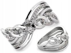 Lovrin Ezüst 925 gyűrű cirkóniákkal 3.58g modern 12-es méret ajándék (62098395)