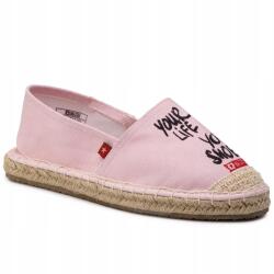 Big Star Női rózsaszín espadrilles cipő, könnyű anyagból, belebújós fazon, 38-as méret (206535671)