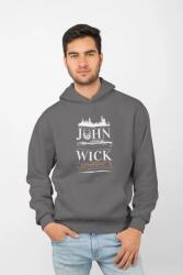  D&b Unisex Hoodie MO00025 John Wick Szénszürke-Méret L