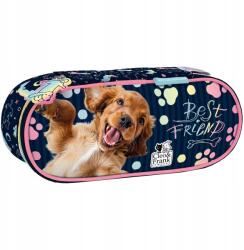 DERFORM Iskolai tolltartó tasak felszerelés nélkül kislánynak Cleo és Frank Kutya (P1ACF44)