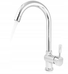 Focus Sanitar Konyhai Csaptelep Álló Hosszú Kifolyócső Króm 28cm (Bateria kranowa STM-1053)