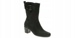 Ecco Női csizmák Ecco Touch 55 B fekete bőr cipzáras 36-os méret (26304351052)