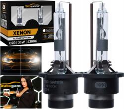 Auto Gamma Xenon izzók D2R 35W 4300K Homologizált Prémium +1000% Szett