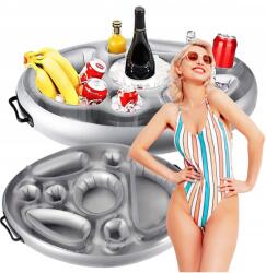 EVI Úszó Bárpult, medencéhez, jacuzzihoz, italoknak, snackeknek, PVC, 65cm átmérő (evi_floatingtable_pro)