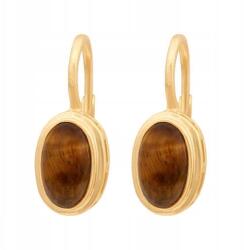 Lovrin Arany fülbevaló 585-ös, kvarc színű kővel, 3.59g, látványos ajándéknak (61139819)