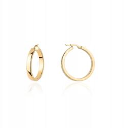 Lovrin Arany karika fülbevaló 585 14k klasszikus széles fényes modellek kreol záras (Lovrin)