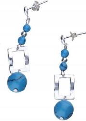 Lovrin Ezüst fülbevaló 925 kék golyókkal 4, 10 időtálló ajándék (Lovrin 47285)