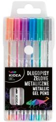 kidea Metál zselés toll szett 6 db-os (DZMA6KA)