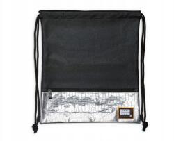 Astra Luxus bőrhatású hátizsák táska Head Black Silver, HD-354, 50701901 (507019018)