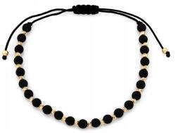 Lovrin 14 karátos 585 sárga arany karkötő 0, 84g gömbökkel, zsinóros ajándéknak (62174710)