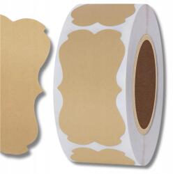 Papírcímkék, 300 darab tekercsen, 5 méter, barkácsoláshoz, ajándékokhoz és borítékokhoz (5905884067949)