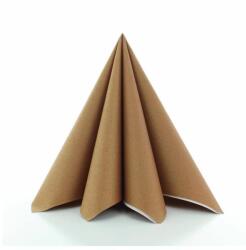 Mank Bronz textilhatású prémium szalvéta - 40x40 cm (Mank, 50 lap/csomag)