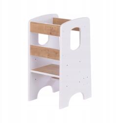 Toma Konyhai segítő 1 éves kortól állítható magasság 30 kg-ig (Pomocnik Kuchenny To-Ma Biały/Dąb)