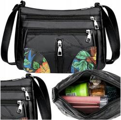 EdiBazzar Női bőr válltáska postás táska borítéktáska Vintage Kézitáska (Torebka skórzana na ramię mała listonoszka)