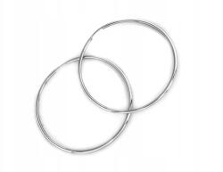 Lovrin Divatos ezüst fülbevaló 925-ös karika nagy 50mm 2.27g női ajándék (Lovrin)