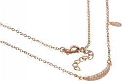 Lovrin Rózsaszínnel aranyozott ezüst női nyaklánc 925 3, 00g elegáns, divatos minta (Lovrin 52855)