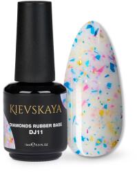 KIEVSKAYA Diamonds Rubber Base Kievskaya Nr. 11 15ml | Bază rubber color cu particule multicolore (DRBK-11)