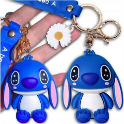 EdiBazzar Kulcstartó Maci kulcsokhoz, táskához, Stitch, százszorszép, kék maci, ajándék táskák (5905884003527)