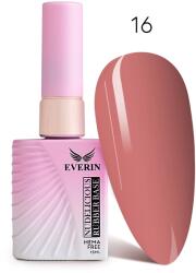 Everin Rubber Base Everin Nudelicious 16 - Bază rubber Nude Roz-Cald, HEMA & TPO Free, 15ml (NUS-16)