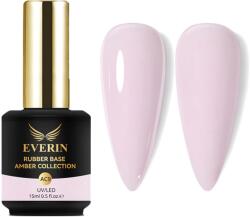 Everin Rubber Base Everin Amber Collection 09 - Bază rubber Roz Pal Lăptos, HEMA & TPO Free, 15ml (AC09)