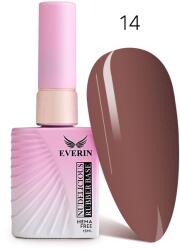 Everin Rubber Base Everin Nudelicious 14 - Bază rubber Nude Maro Ciocolatiu, HEMA & TPO Free, 15ml (NUS-14)