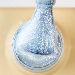 Everin Rubber Base Everin White Lover 01 - Bază rubber Cu Sclipici Argintiu, HEMA & TPO Free, 15ml (WL-1)