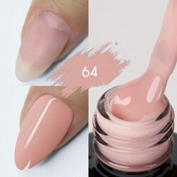 KIEVSKAYA Color Rubber Base Kievskaya Nr. 64 15ml | Bază rubber color nude piersică natural (KVS-64)