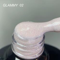 Everin Rubber Base Everin Soo Glammy 02 - Bază rubber Roz Pudrat cu Sclipici Argintiu Holografic, HEMA & TPO Free, 12ml (SOOG-02)