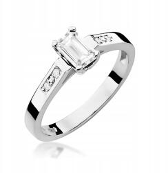 Fugart Arany Gyűrű 585 Eljegyzési Gyémánttal 0.64ct Ingyenes Gravírozás r17 (F078-B585-LD0.64)