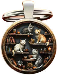 Kincsecske Kollekció Sok cicás kulcstartó