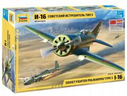Zvezda 4832-es modellkészlet Polikarpov I-16 V típusú szovjet vadászgép (1: 48)