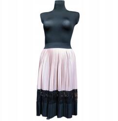 River Island Midi Szoknya Kényelmes Elegáns Tartós Rózsaszín Fekete 32 (UB000197)