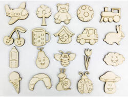 Natúr fa - Ovis jelek 5cm 20db/csomag - csinaldmagadshop