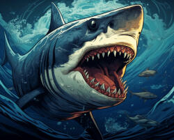 Alkotásutca A nagy fehér - Számfestő készlet kereten 40x50