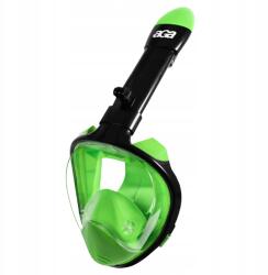 Aga Teljes arcot fedő búvármaszk L/XL Fekete/Zöld (DS1113LGR-BL)