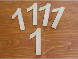  Natúr fa - Szám 10cm 5db/csomag - csinaldmagadshop - 3 690 Ft