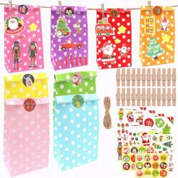 Panngu Adventi Kalendárium Tasak Szett 24 darab 24 x 18 x 8 cm (B0CHYG1TB9)