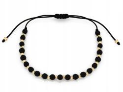 Lovrin Arany karkötő 585 fekete golyókkal zsinóron 0.80g női ajándék (62098194)