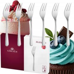 Gerlach Mangó Szett 6 db-os Villa Torta Szett Evőeszköz Fényes (04GP)