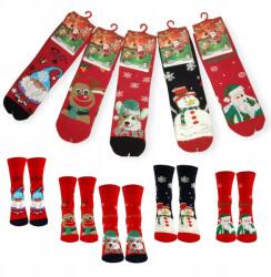  Gyermek karácsonyi zokni szett, 5 pár, 27-29-es méret, Mikulásra, ajándék