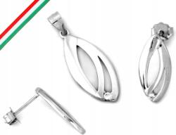 Lovrin Ezüst ékszerszett 925 áttört mandula exkluzív minta ajándékba (Lovrin 70403)